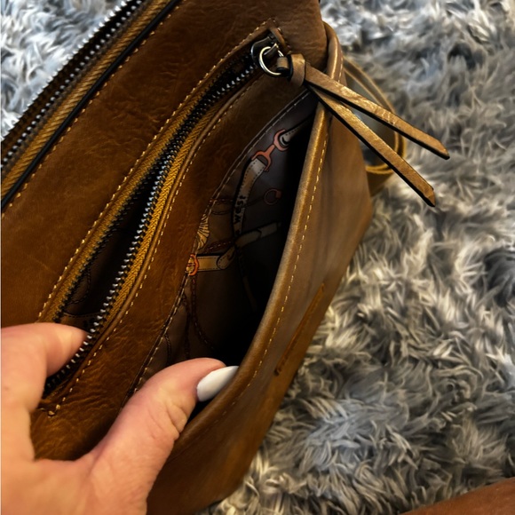 Brown Crossbody Bag Montana West - Picture 3 of 5
